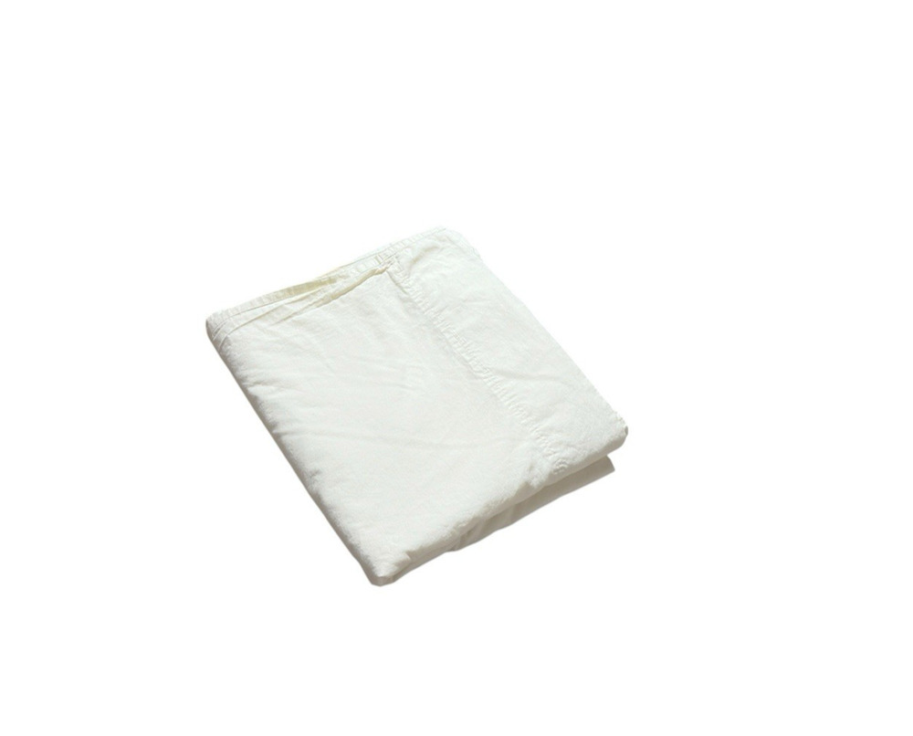 Bellagio Hotel Collection Flat Sheet in Light Yellow Queen 100% Organic Cotton